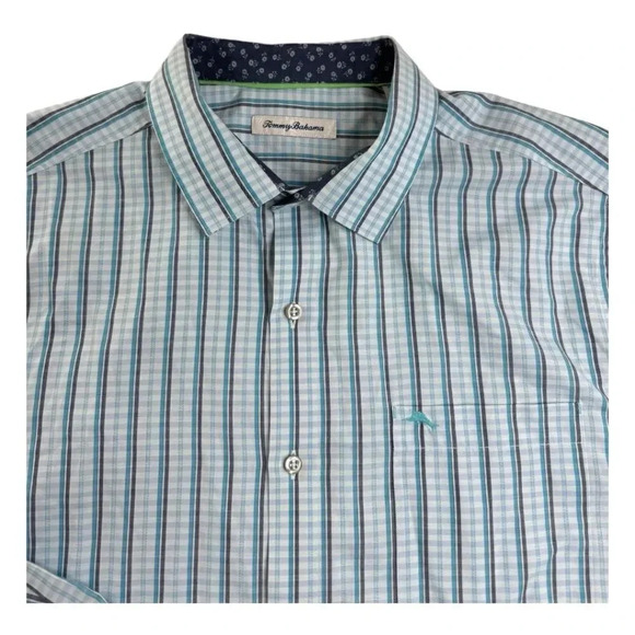 Tommy Bahama IslandZone Stripe Button Down Shirt in Men's XL - Picture 2 of 11